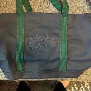 Lacoste canvas tote